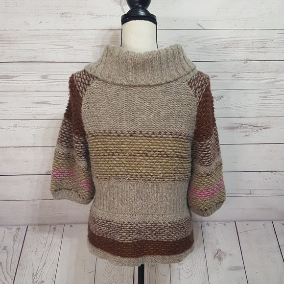 SOLD* Free People Chunky Knit Wool Cardigan - Picture 4 of 5